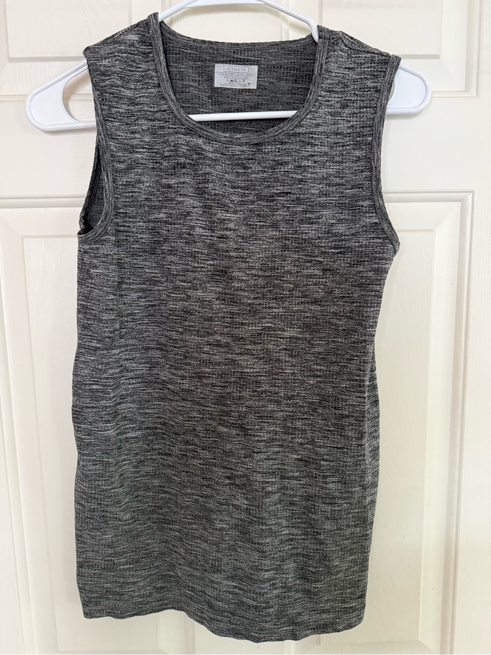 Athleta Gray Sleeveless Active Tank  top  Size M